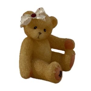 Cherished Teddies Birthstone Teddy: July Ruby 516929 Avon Exclusive